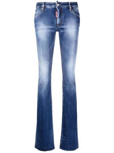 Dsquared2 джинсы прямого кроя с необработанными краями