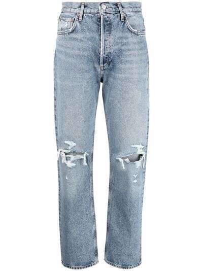 AGOLDE джинсы '90s Pinch Waist с прорезями