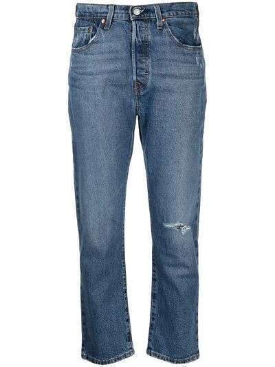 Levi's укороченные джинсы 501