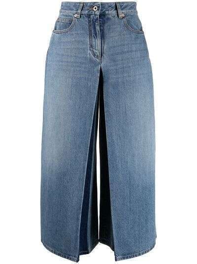 Valentino джинсовая юбка-брюки