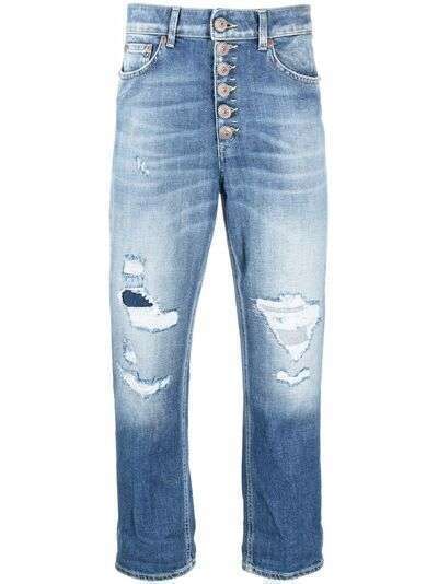 DONDUP distressed slim cropped jeans