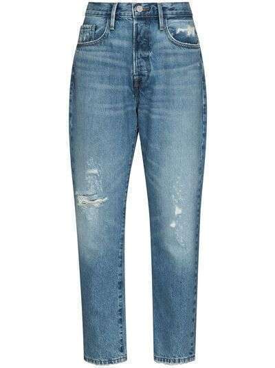 FRAME укороченные джинсы Le Original с прорезями