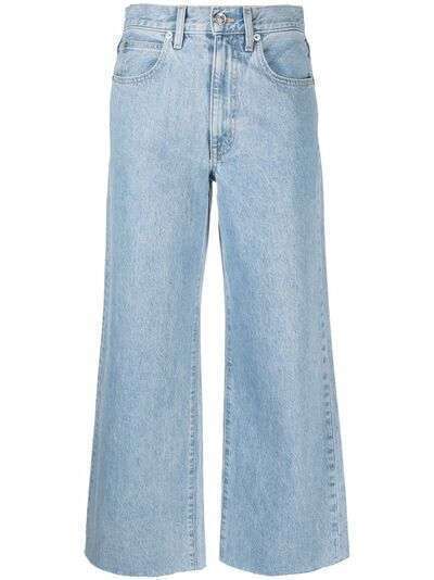 Slvrlake укороченные джинсы Grace широкого кроя