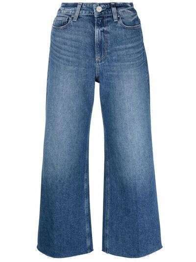 PAIGE укороченные расклешенные джинсы Anessa
