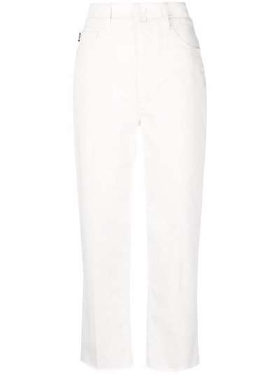 Love Moschino high waisted cropped jeans