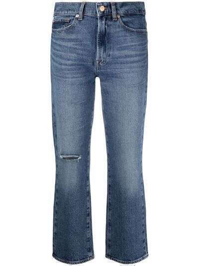 7 For All Mankind укороченные джинсы Logan с завышенной талией