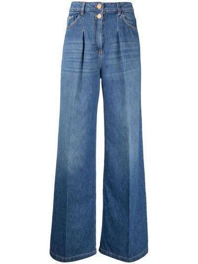 Elisabetta Franchi широкие джинсы со складками