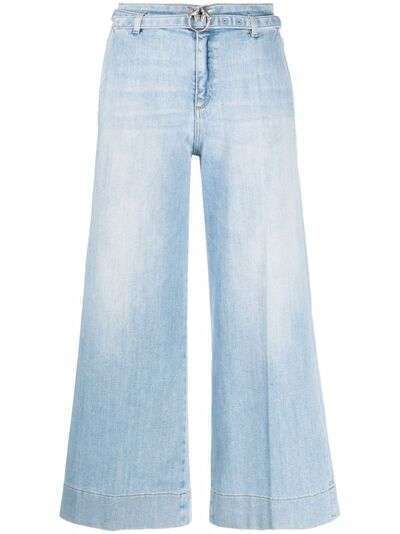 PINKO укороченные джинсы широкого кроя