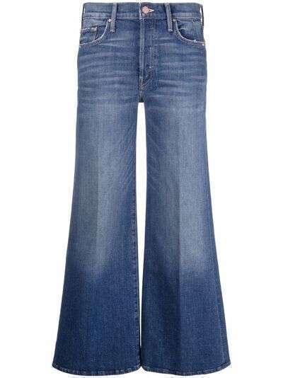 MOTHER широкие джинсы с эффектом потертости