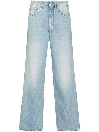 Totême расклешенные джинсы с завышенной талией