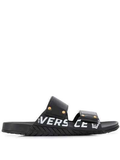Versace сандалии с логотипом DSU7394DVA1G