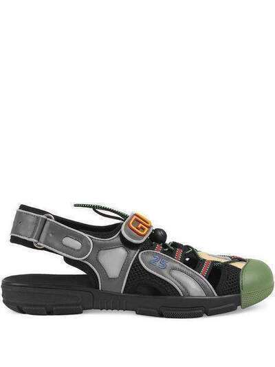 Gucci сандалии с сетчатыми вставками 56348498D10