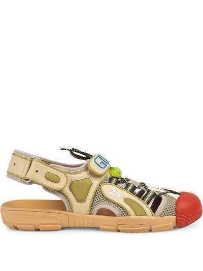 Gucci сандалии с сетчатыми вставками 56429798D30
