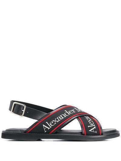 Alexander McQueen сандалии с перекрестными ремешками 604275WHRWC