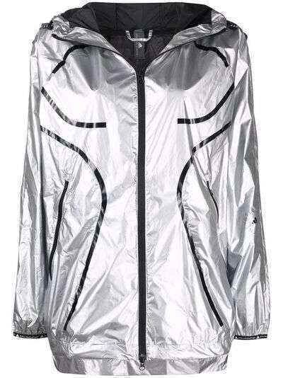 adidas by Stella McCartney спортивная куртка Shine с капюшоном