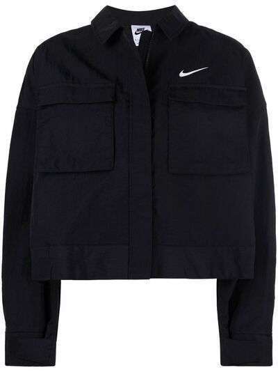 Nike укороченная куртка с логотипом