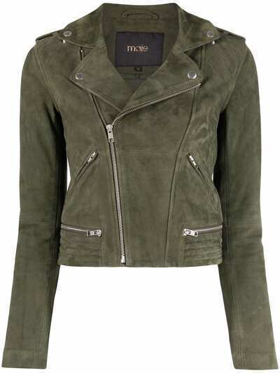 Maje suede biker jacket