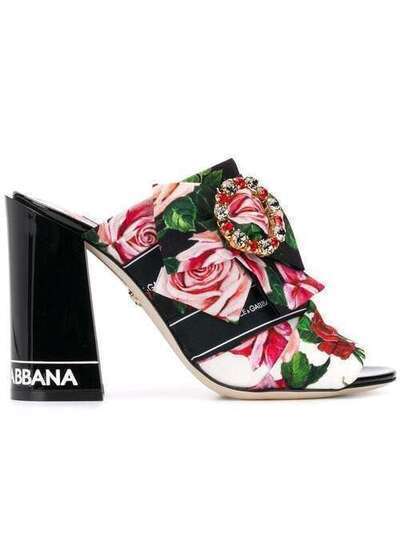 Dolce & Gabbana мюли с цветочным принтом CR0750AZ718