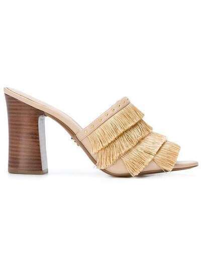 Michael Michael Kors Gallagher fringed mules 40S8GHHP1D