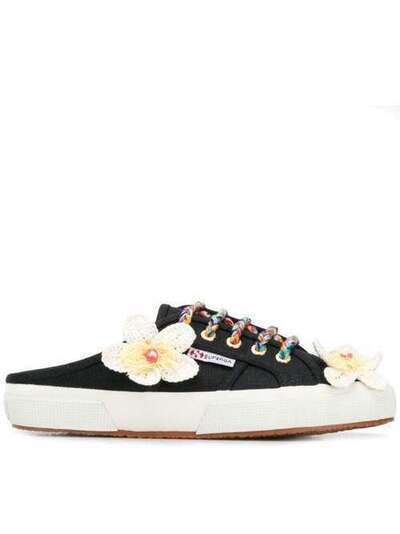 Alanui кеды Alanui x Superga с цветочным декором LWIA012S19041030