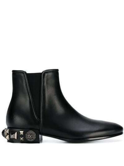 Dolce & Gabbana embellished heel Chelsea boots CT0445AV676