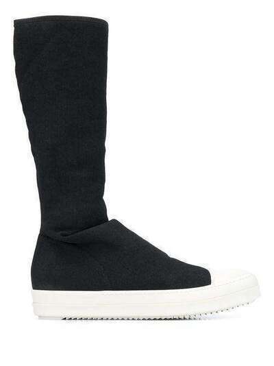 Rick Owens DRKSHDW сапоги на плоской подошве DU20S5808SBB