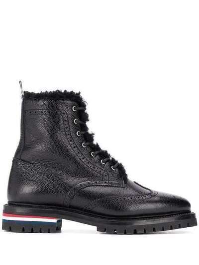 Thom Browne ботинки с подкладкой из овчины FFB099A00198