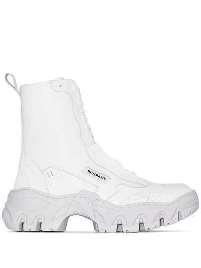 Rombaut White Boccacio chunky sole ankle boots FRMBWBCB10013D