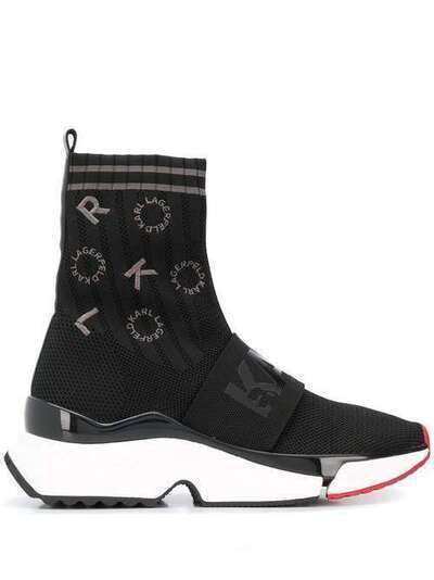 Karl Lagerfeld кроссовки Aventur с вышитым логотипом KL61661K00