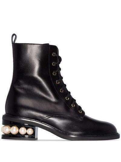 Nicholas Kirkwood ботинки Casati Pearl 35 со шнуровкой 903A25VLS1
