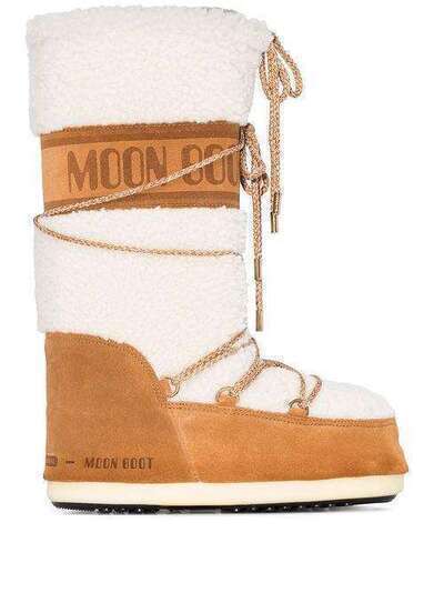 Moon Boot ботинки со вставкой из овчины 14024400