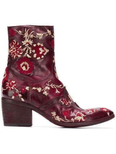 Fauzian Jeunesse embroidered ankle boots 1197D