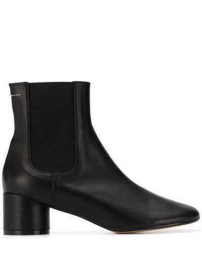 Mm6 Maison Margiela ботинки челси на блочном каблуке S59WU0104P2809