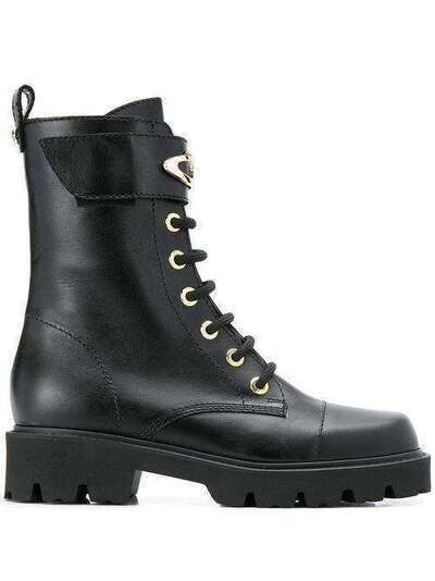 Baldinini ботинки на массивной подошве со шнуровкой 012002P13ZGLOS0000