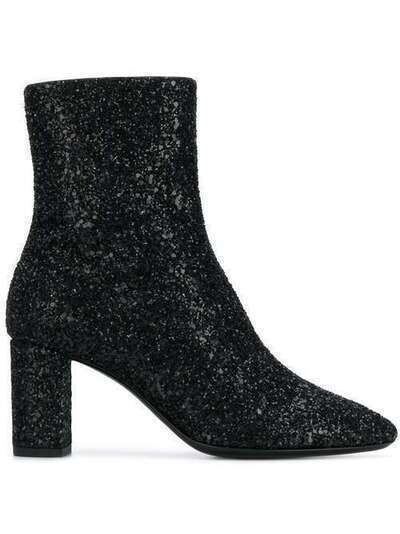 Saint Laurent ботильоны Glitter Sprinkled 5434879TT00