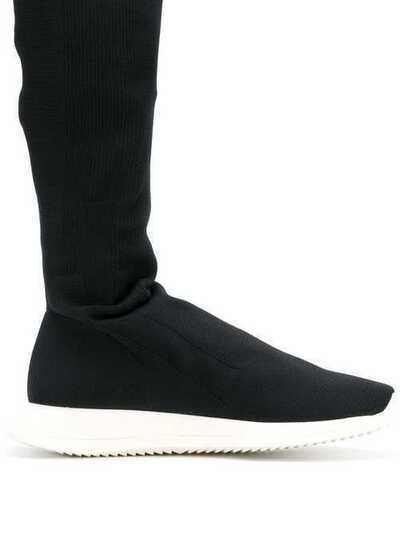 Rick Owens DRKSHDW кроссовки с удлинненым эластичным носком 'Runner' DS18F7821KLY