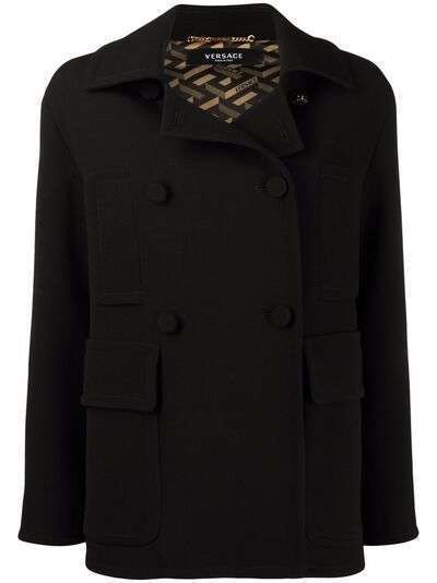 Versace однобортное пальто