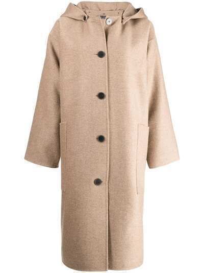 Sofie D'hoore hooded wool-blend coat