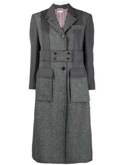 Thom Browne пальто Norfolk со складками на спине