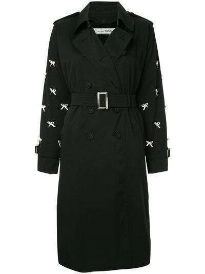 Tu es mon Tresor Petit ribbon trench coat