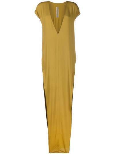 Rick Owens платье Arrowhead с глубоким вырезом
