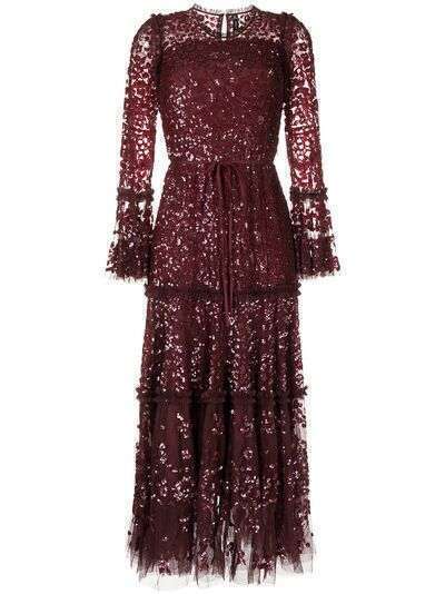 Needle & Thread sequin-embellished dress