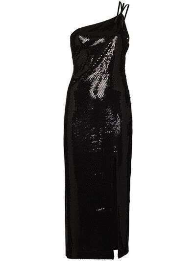 De La Vali платье Cher на одно плечо с пайетками