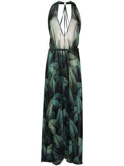 Alexandra Miro платье Goddess с вырезом халтер