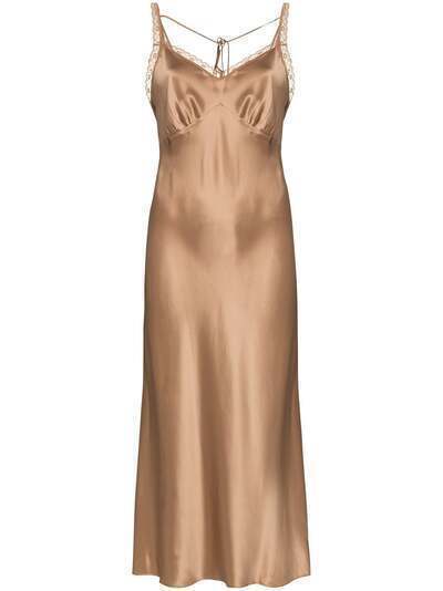 Reformation платье-комбинация Meadowlark длины миди