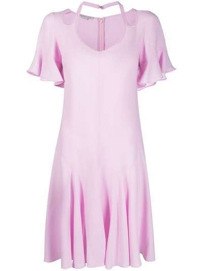 Stella McCartney расклешенное платье с V-образным вырезом