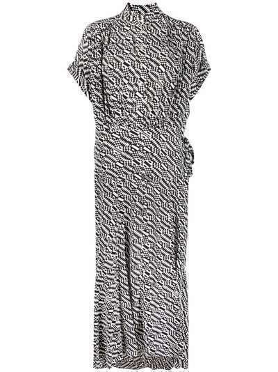 Isabel Marant Étoile платье-рубашка Ansley с абстрактным принтом