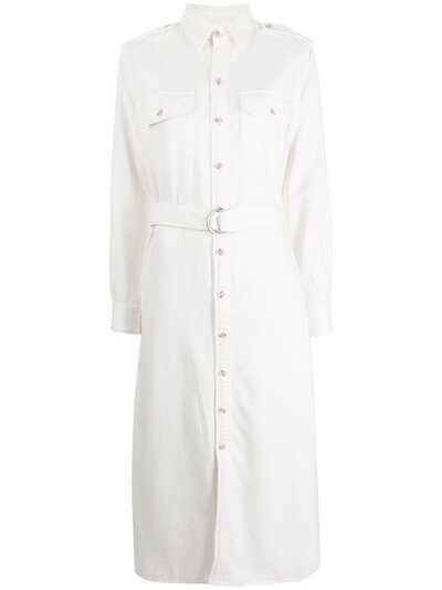 Polo Ralph Lauren платье-рубашка с поясом