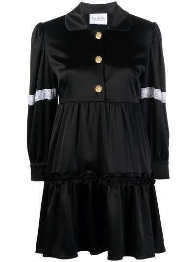 Art Dealer платье-рубашка мини с длинными рукавами