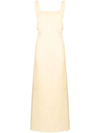 BONDI BORN платье макси Mustique с открытой спиной
